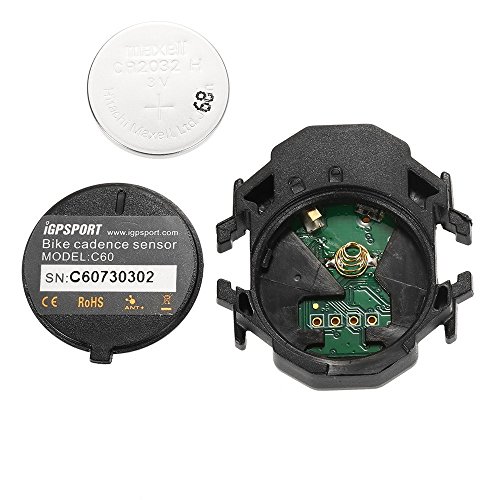 Sensor de cadencia iGPSPORT C61 Módulo dual Bluetooth y ANT + Compatible con Ciclo computadores GPS Garmin, Bryton, Sigma