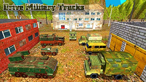 Simulador de camión militar fuera de carretera del ejército
