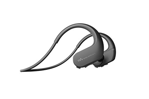 Sony NWWS413 Walkman - Reproductor MP3 Deportivo (4 GB, Resistente al Agua Salada y Altas temperaturas), Color Negro
