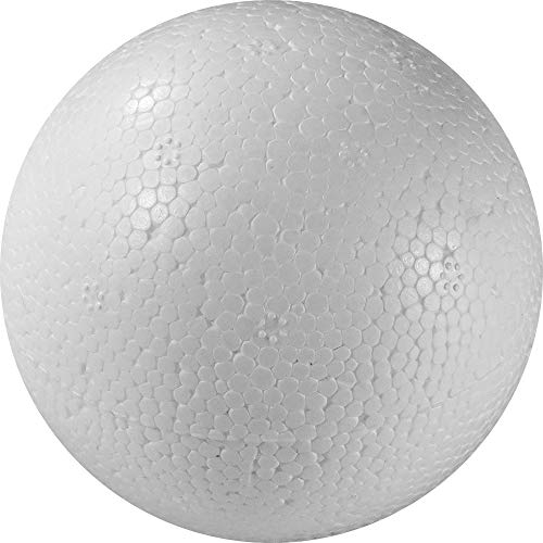Styropor A030603 - Bolas de poliestireno expandido (60 mm, 30 unidades, 6 cm), color blanco