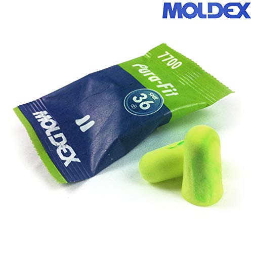Tapones Moldex Pura Fit 7700, 25 pares + caja de almacenamiento 3M, SNR = 36 dB, protección auditiva, wadle-shop®