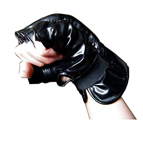 Tattors - Saco de boxeo de piel con soporte y guantes (120 cm), color Negro
, tamaño Durchmesser: ca 35 cm x Höhe 120 cm