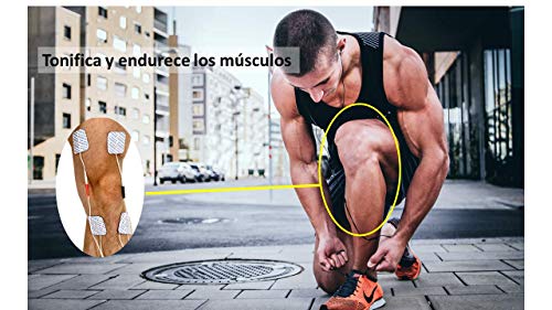 TensCare Sports TENS - Electroestimulador muscular. Programas predeterminados TENS, EMS y para masaje y programas manuales. Alivio del dolor, tonificación y relajación musculares.