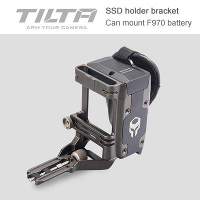 Tilta TA-SH1-97-G Side Power Handle Type I for Tilta BMPCC 4K GH5 6300 6400 XT3 Z7 Camera Cage (Sin función de Enfoque, batería F970 no incluida)