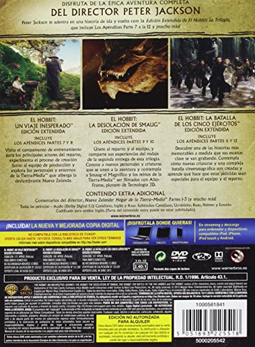Trilogia El Hobbit Extendida [DVD]
