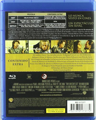 Troya: El Montaje Del Director Blu-Ray [Blu-ray]