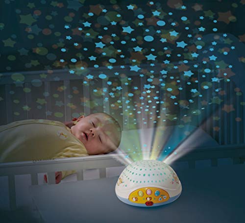 VTech - Móvil proyector cuenta ovejitas, juguete de cuna para bebé, más de 70 nanas, canciones, sonidos y frases, incluye mando a distancia (3480-503322)