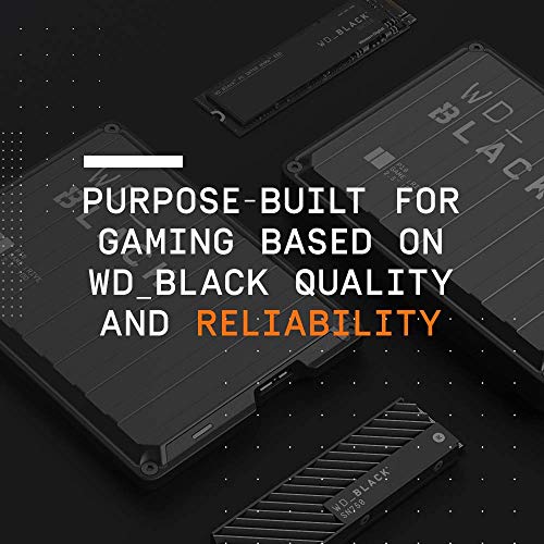 WD Black P10 - Game Drive de 5 TB para Acceder en Cualquier Momento a tu Biblioteca de Juegos, Funciona con Consola y PC