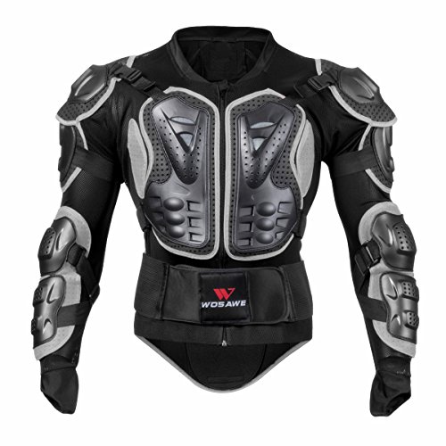 WOSAWE BMX Body Armor Mountain Bike Body Protection - Chaqueta de manga larga para motocicleta