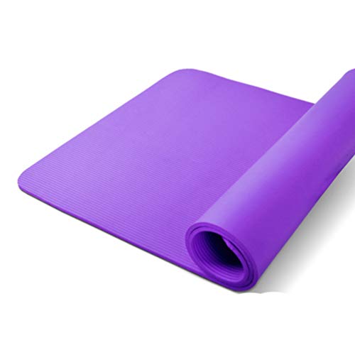 XGYUII Juego de Yoga Kit de 3 Piezas para Principiantes Bundle Esterilla Antideslizante Esencial para Ejercicios de Yoga 65 cm Dispositivo Pelota de Yoga Pilates,Purple