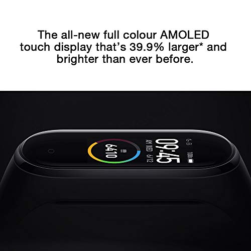 Xiaomi Smart Band 4, Adultos Unisex, Negro, Talla única
