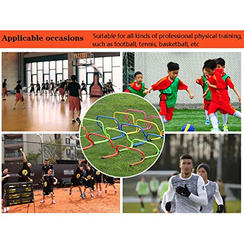 Xin Agilidad Vallas, Vallas de Entrenamiento for el fútbol, ​​como la formación Adecuada for los niños obstáculos Obstáculos Entrenamiento de la Agilidad 5 Piezas (Size : 15cm)