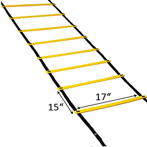 Xin La Velocidad y la Escalera de Agilidad Equipo de formación, la Velocidad y la Escalera de Agilidad Equipo de Entrenamiento (Size : 4M)