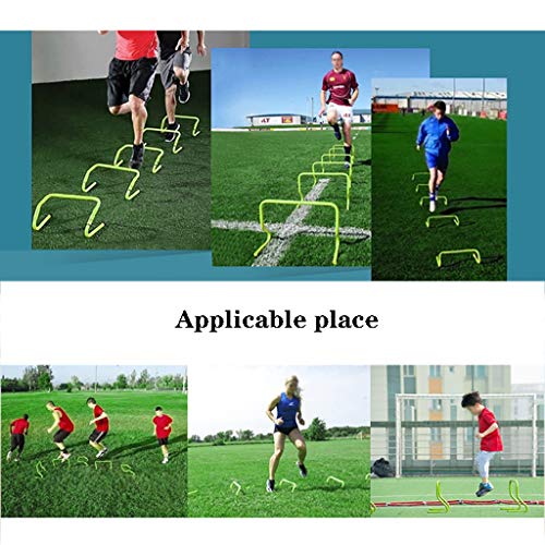 Xin Vallas Sprint - Paquete de 5 Vallas Velocidad Agilidad for el Entrenamiento, Fútbol Rugby Running Entrenamiento de Velocidad - Elija su tamaño (Size : 15CM)