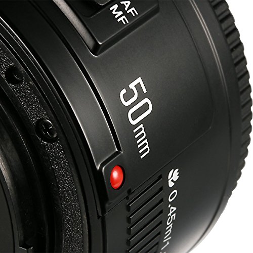 Yongnuo YN 50mm F / 1.8 AF/MF Gran Apertura Lente de Enfoque Automático para Canon EF Monte EOS Cámara LF651