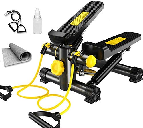 Yzdha - Pantalla LCD de paso a paso, máquina de ejercicio multifunción, equipo de fitness hidráulico para pérdida de peso deportivo, instalación en el hogar, silenciosa