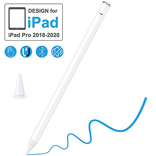 Zspeed Stylus Pen 3nd Gen para iPad 2018/2019/2020 con Palm Rejection 1.0mm Fine Tip Lápiz iPad Perfectamente Preciso para Escribir, Dibujar, Tomar Notas, Jugar Juegos