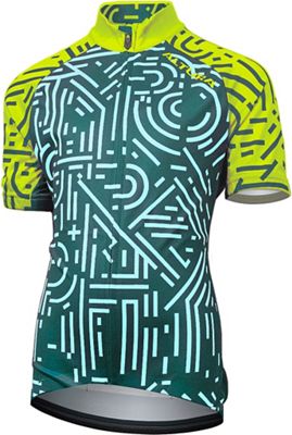 Altura Kids Icon Jersey  - Teal-Lime Punch - 5-6 years, Teal-Lime Punch