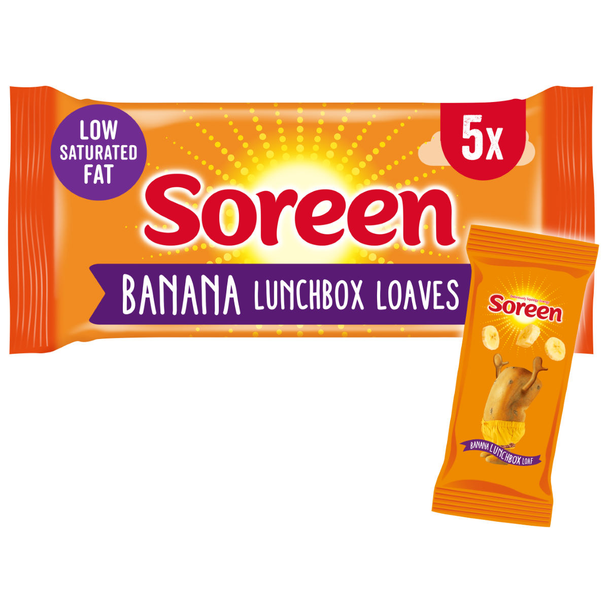 Barritas de pan dulce Soreen (5 x 30g) - Barritas