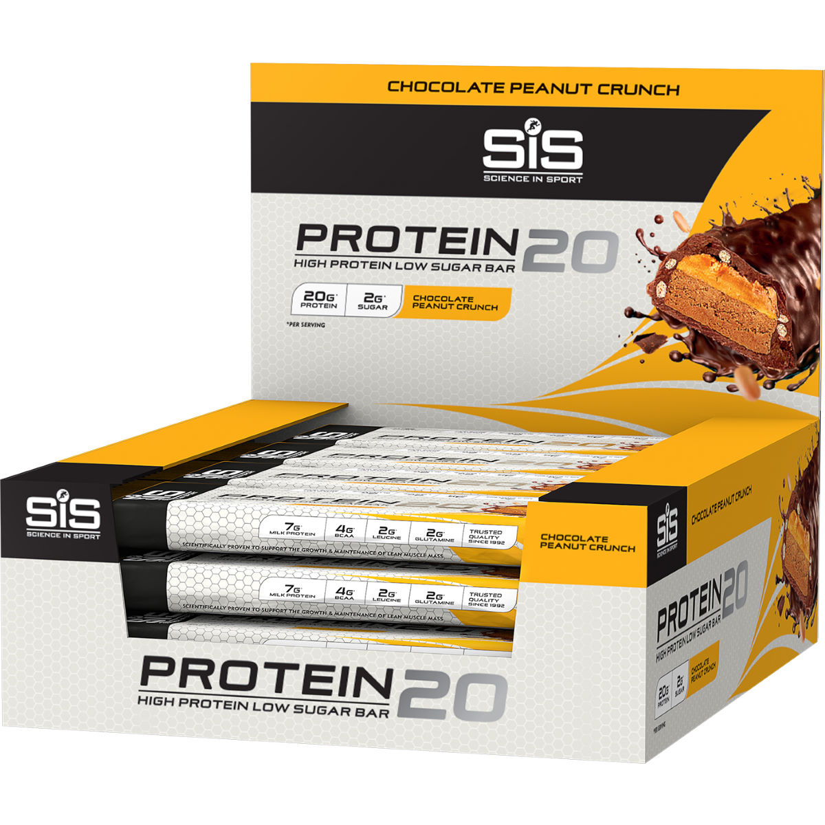 Barritas de proteina Science in Sport Protein20 (12 x 55g) - Barritas