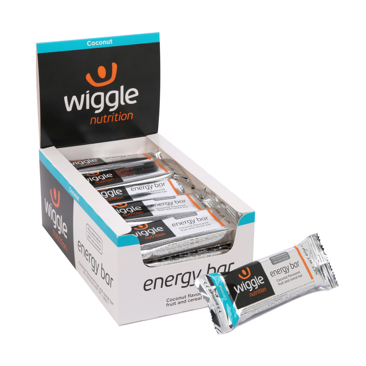 Barritas energéticas Wiggle Nutrition (20 x 60 g) - Barritas
