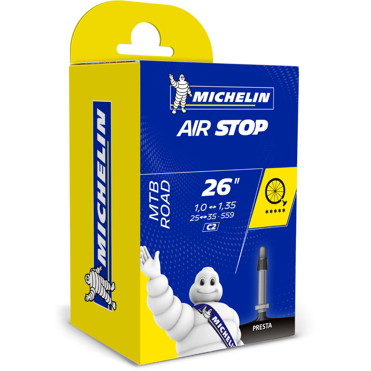Cámara de MTB Michelin C2 AirStop Butyl - Cámaras de aire