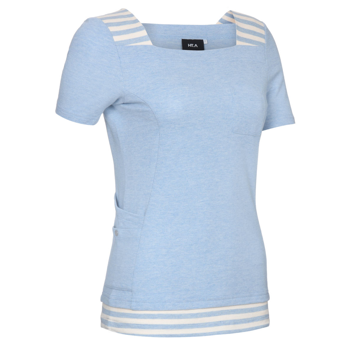 Camiseta de manga corta Primal Pearl para mujer (cuello de barco) - Camisetas