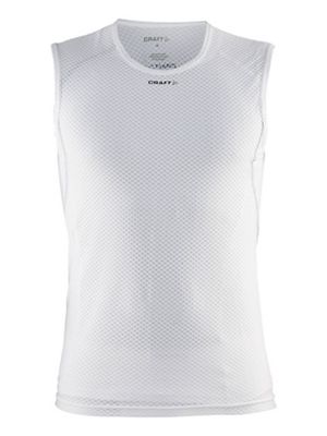 Camiseta interior sin mangas de malla Craft Cool SuperLight - Blanco, Blanco