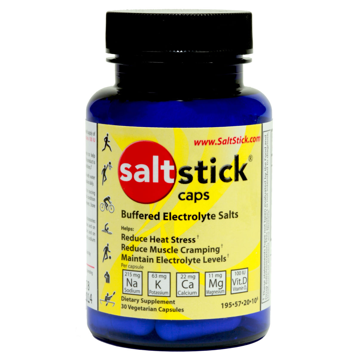 Cápsulas de electrolitos SaltStick (30 cápsulas) - Comprimidos