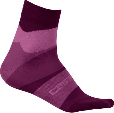 Castelli Women's TR Sock  - Onda Cyclamen - L/XL/XXL, Onda Cyclamen
