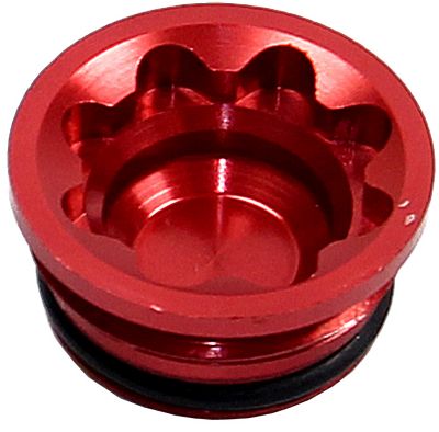 Cazoleta perforada Hope Tech 3 V4 - Rojo - Large, Rojo