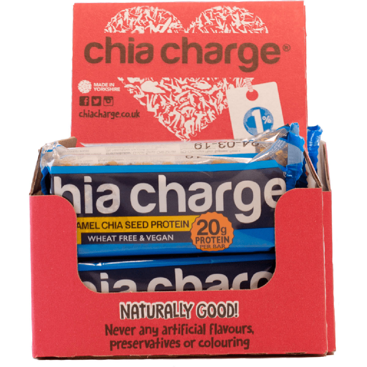 Chia Charge Crispy Bars (10 x 60g) - Barritas