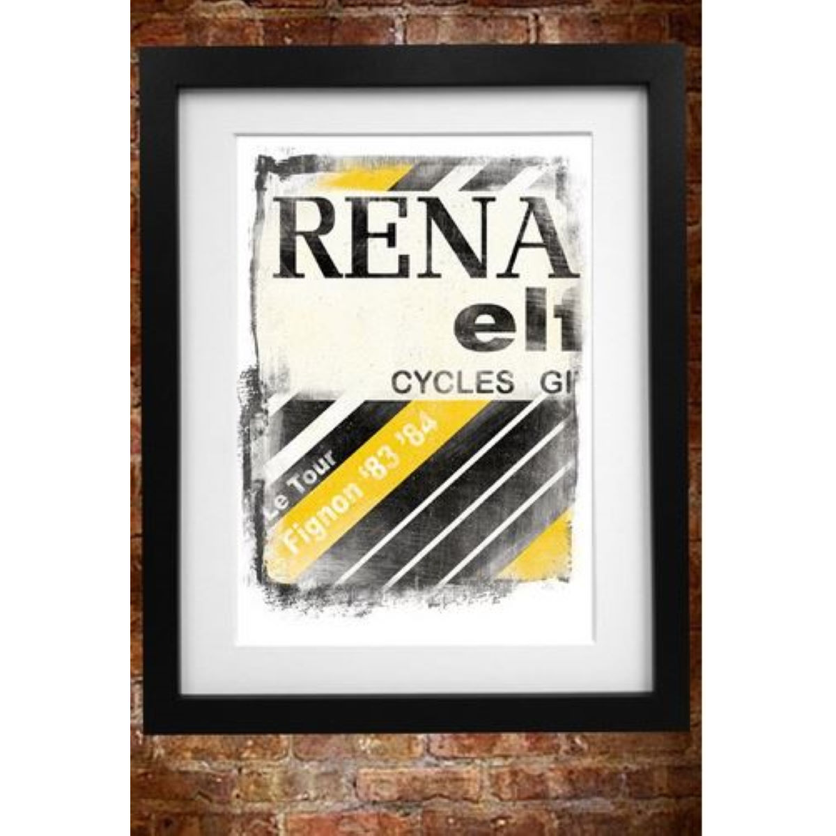Lámina Cycling Souvenirs Renault Jersey (A3) - Regalos