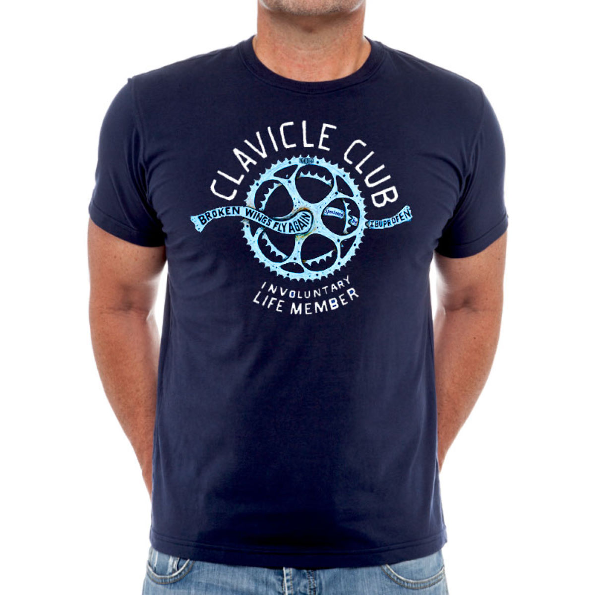Cycology Clavicle Club T-Shirt Navy XL - Camisetas