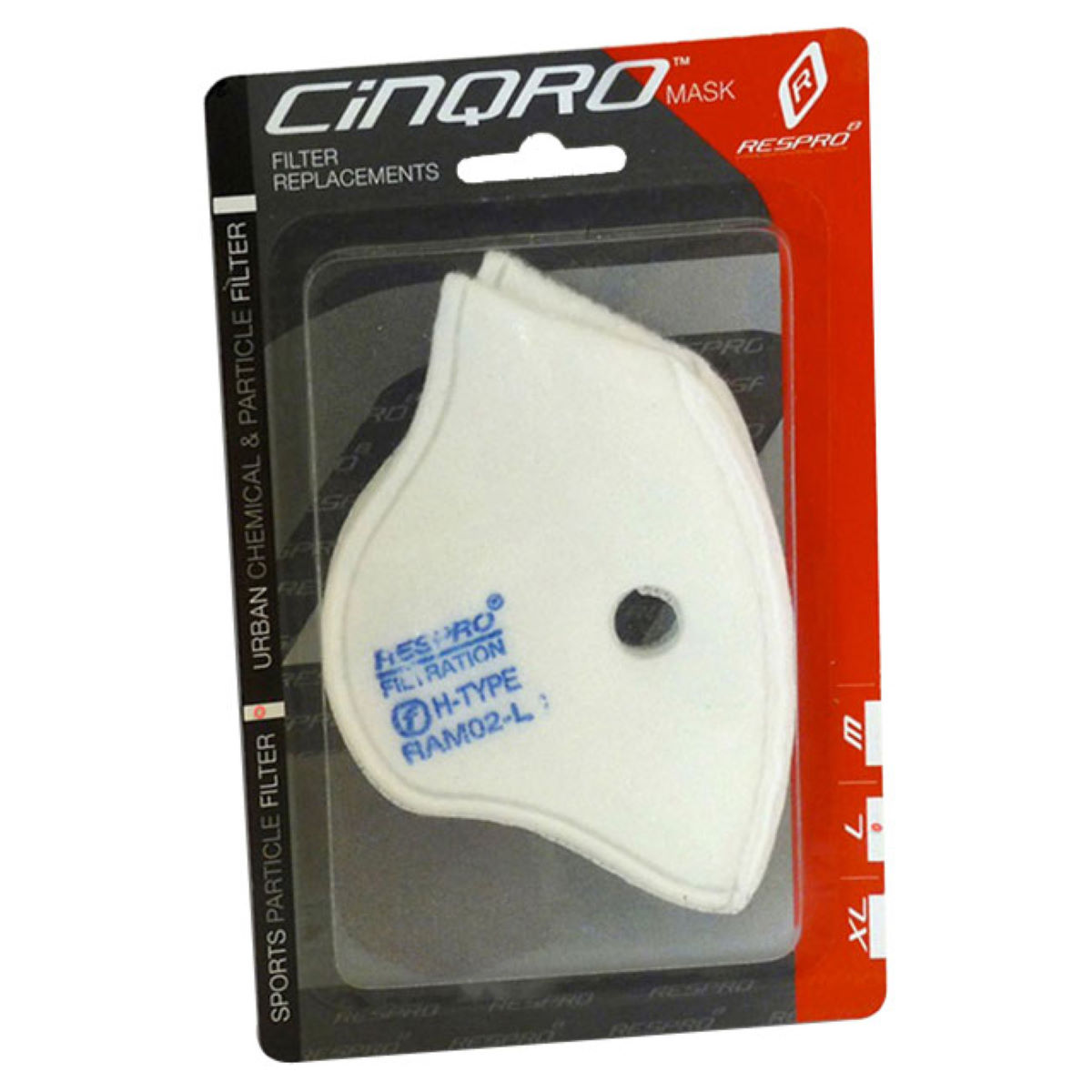 Filtro Respro Cinqro Sports XL - Máscaras anticontaminación