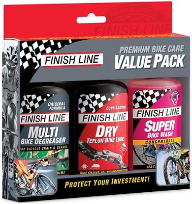 Finish Line Bike Care Summer Value Pack - 4oz x 3, n/a