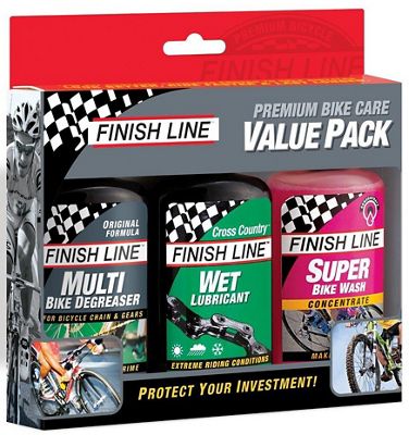 Finish Line Bike Care Value Pack - 4oz x 3, n/a