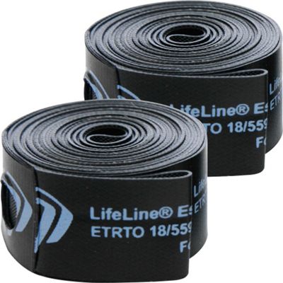 Fondo de llanta LifeLine Essential (pack de 2) - Negro - Azul - 16mm, Negro - Azul