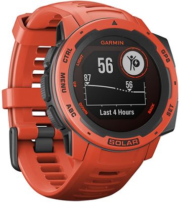 Garmin Instinct Solar GPS Watch - Llama roja, Llama roja
