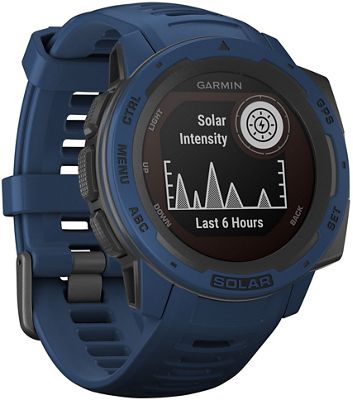 Garmin Instinct Solar GPS Watch - Tidal Blue, Tidal Blue