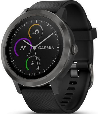 Garmin Vívoactive 3 GPS Smartwatch (Slate) - Black - Slate, Black - Slate
