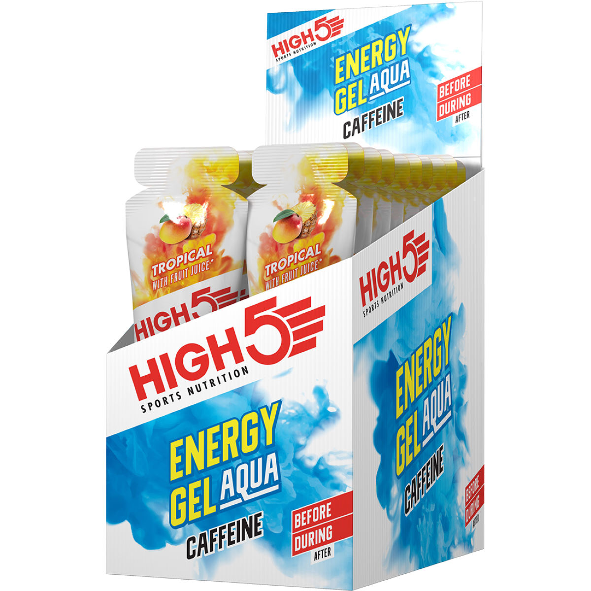 Gel energético High5 Aqua Caffeine Hit (20 x 66 g) - Geles