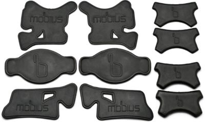 Juego completo de almohadillas Mobius - Negro - XL, Negro
