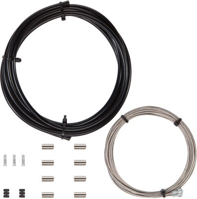 Juego de cables de freno LifeLine Essential (carretera) - Negro - 2 x 2000mm Inner cable, 1 x  2100mm Outer, Negro