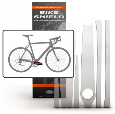 Juego de protectores para las bielas Bike Shield Crankshield - Transparente - 2 Piece Set, Transparente