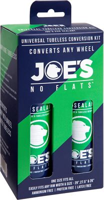 Kit de conversión tubeless universal Joe's No Flats - Eco Sealant, n/a