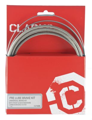 Kit de freno universal y pre-lubricado Clarks - Carbono - 1000mm + 2000mm Inner cable  2100mm Outer, Carbono