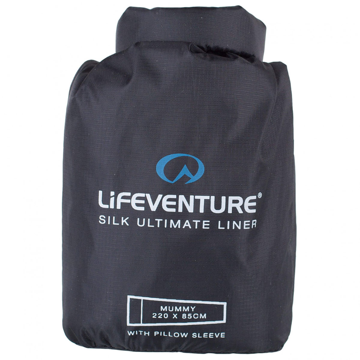 Forro para saco de dormir Lifeventure Silk Ultimate, Momia (Negro) - Sacos de dormir