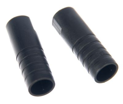 Manguitos de plástico para fundas de cable de frenos Shimano SP41 - Negro - Pair - Sealed 4mm, Negro