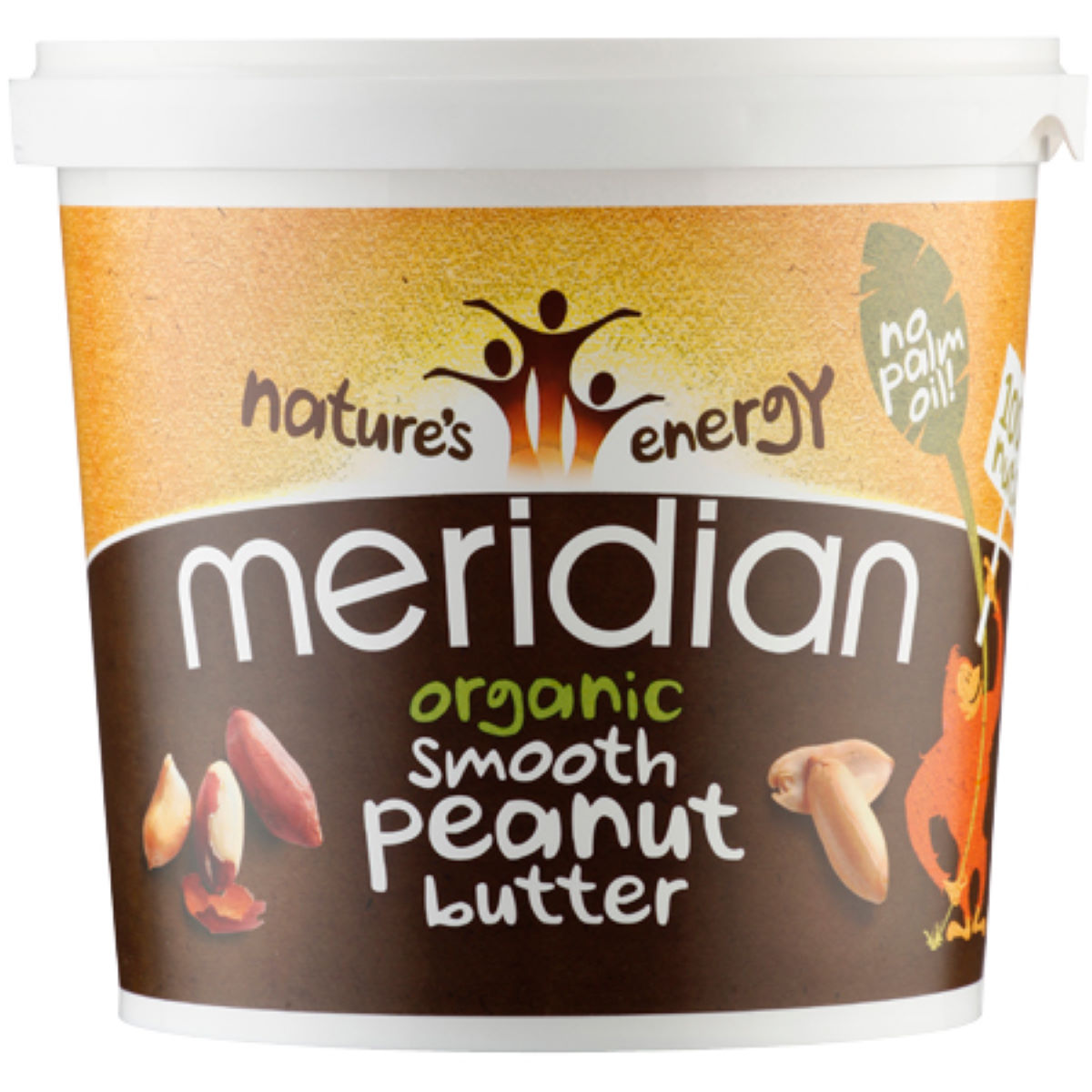 Mantequilla de cacahuete Meridian Peanut Organic (1.000 g) - Mantequillas de frutos secos